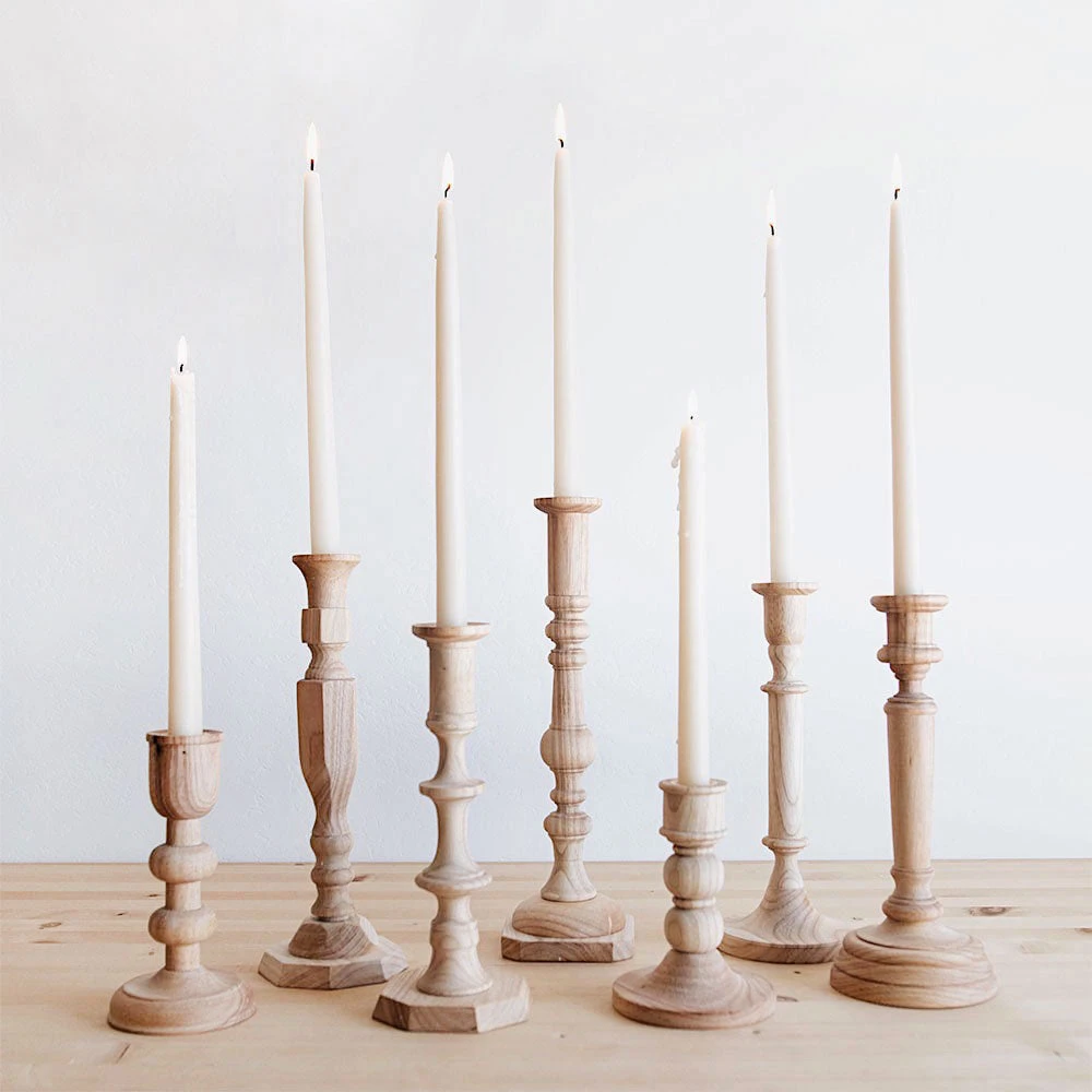 Aglow Wooden Candlesticks 8 Aglow Wooden Candlesticks - Image 6