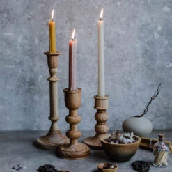 Taper Candles - Petal Pink -Household Daily Necessities aglow candlesticks6