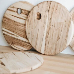 Wooden Round Serving Board -Household Daily Necessities ambosia maple board1