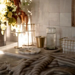 Scalloped Marble Tray -Household Daily Necessities bath accessories1 0c67c579 e7a2 4a8e a9c6 08ec57dcbdf0