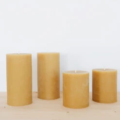Beeswax Pillar Candle -Household Daily Necessities beeswax pillar candles