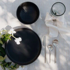 Black Ceramic Bowl -Household Daily Necessities black ceramic dinnerware 090260c1 756e 4a20 a00f 64a2be229320