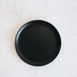 Black Ceramic Salad Plate -Household Daily Necessities black ceramic plate5 af3e53be 51ea 47e9 b8ee a981f03c6413
