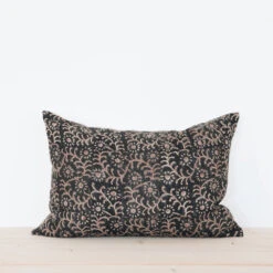 Linen Hand Block-Printed Pillow Cover Set No. 0929 -Household Daily Necessities bloack printed pillow 00928 b1cfa409 5f0c 4e6d 9cc3 3159ce65bcdb