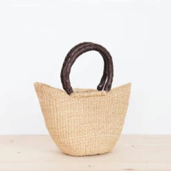 Bridger U-Shopper With Leather Handles - Small