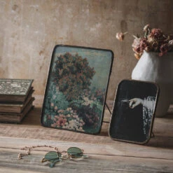 Brass & Glass Frame - Round Corners