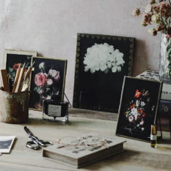 Brass & Glass Standing Frame -Household Daily Necessities brass and glass standing frame1