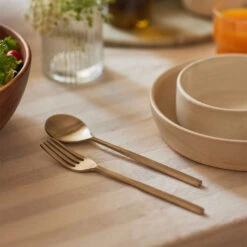 Brass Flatware -Household Daily Necessities brass flatware set