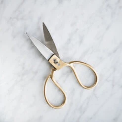 Brass & Stainless Steel Scissors 7 Brass & Stainless Steel Scissors -Household Daily Necessities brass scissors2