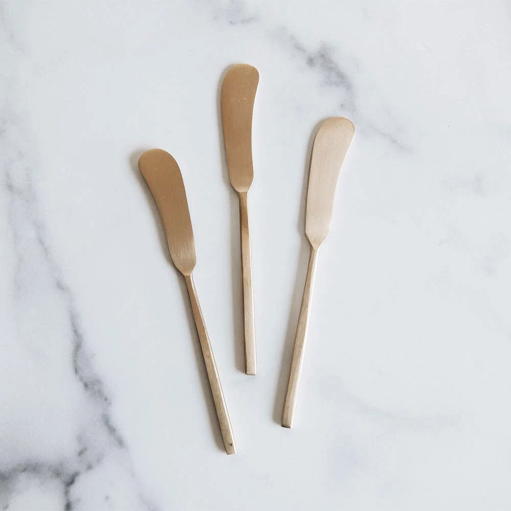 Brass Spreading Knife 3 Brass Spreading Knife