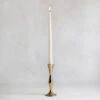 Hand Forged Brass Candlestick - Tall -Household Daily Necessities brass taper candlesticks12