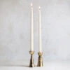 Hand Forged Brass Candlestick - Short -Household Daily Necessities brass taper candlesticks13