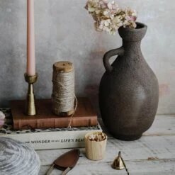 Hand Forged Brass Candlestick - Short -Household Daily Necessities brass taper candlesticks5