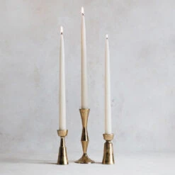 Hand Forged Brass Candlestick - Short -Household Daily Necessities brass taper candlesticks7