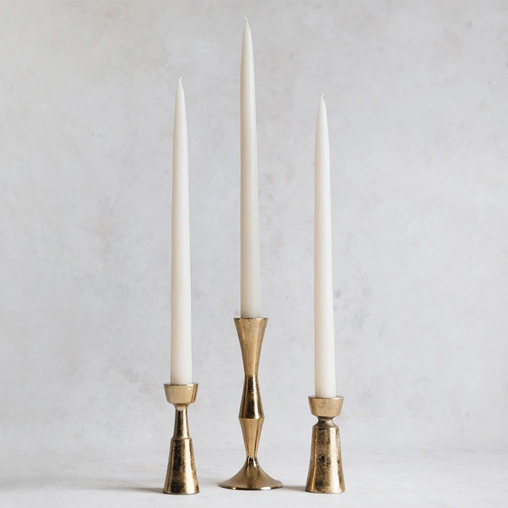 Hand Forged Brass Candlestick - Tall 8 Hand Forged Brass Candlestick - Tall - Image 6