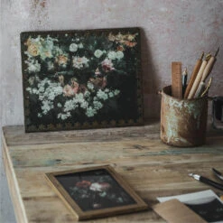 Brass & Glass Hanging Frame 15 Brass & Glass Hanging Frame -Household Daily Necessities brass wall frame