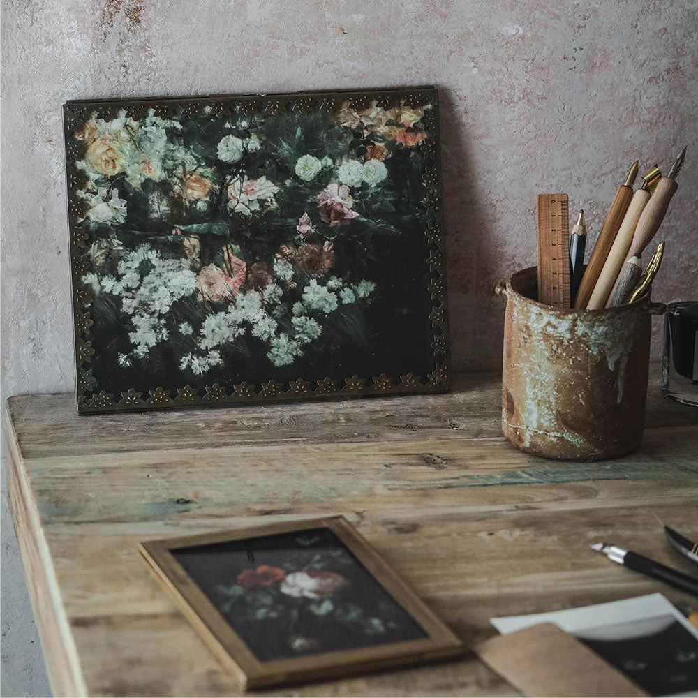 Brass & Glass Hanging Frame 6 Brass & Glass Hanging Frame - Image 4