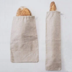 Linen Bread Storage Bag - Baguette 9 Linen Bread Storage Bag - Baguette -Household Daily Necessities bread bags
