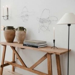 Hand Forged Iron Candle Holder - Double Arm 13 Hand Forged Iron Candle Holder - Double Arm -Household Daily Necessities candlelight dee28944 6aaf 4e3a 8259 850e04e7b752