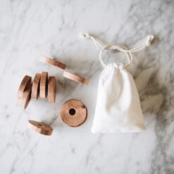 Red Cedar Wood Utility Discs -Household Daily Necessities cedar wood rings2