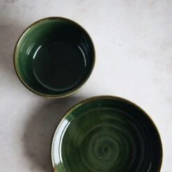 Ceramic Artisan Dinnerware - Fern -Household Daily Necessities ceramic artisan bowl fern4