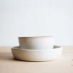 Ceramic Artisan Dinnerware - Natural