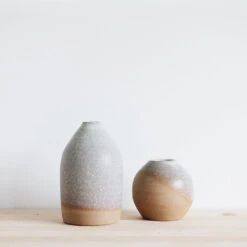 Ceramic Bud Vase - Dark