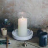 Stoneware Hurricane Candle Holder -Household Daily Necessities ceramic glass hurricane candle holder