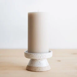 Ceramic Pillar Candle Holder