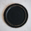 Ceramic Scalloped Side Plate - Dark -Household Daily Necessities ceramic scalloped plate small dark2
