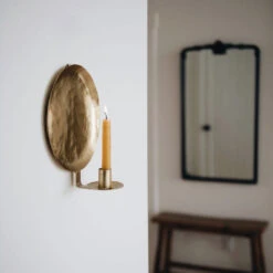 Circle Brass Wall Sconce -Household Daily Necessities circle brass candle wall sconce2 97f8100a 7f96 4162 92d8 0d8917e3b10a