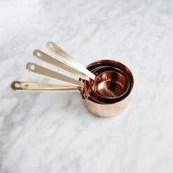 Copper & Brass Measuring Cups -Household Daily Necessities copper measuring cups1