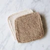 Organic Cotton And Jute Scrubber Set -Household Daily Necessities cotton and jute scrubber1