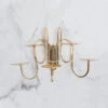 Hand Forged Brass Candle Holder - Five Arm -Household Daily Necessities five arm candle sconce1