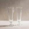 Fluted Champagne Glass Set 1 Fluted Champagne Glass Set -Household Daily Necessities fluted champagne glass