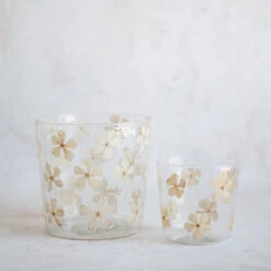 Everlasting Floral Glass Hurricane Candle Holder -Household Daily Necessities glass hurricane candle holder12