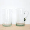 Handblown Recycled Glass Pitcher -Household Daily Necessities glass pitcher with handle 91e56c51 64f8 4c9c 8945 7744053eaf8d