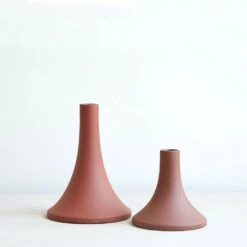 Grand Ceramic Taper Candlestick - Earth -Household Daily Necessities grand ceramic candle holder earth