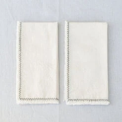 Cotton Napkin Set -Household Daily Necessities green branch dinner napkins
