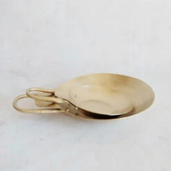 Hand Forged Spoon Rest Set - Brass -Household Daily Necessities hand forged spoon rest brass1