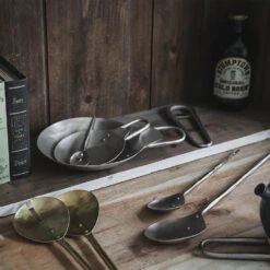 Hand Forged Spoon Set - Pewter -Household Daily Necessities hand forged spoon rest pewter3