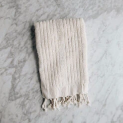 Hand-loomed Turkish Cotton Towel - Stripes -Household Daily Necessities hand loomed turkish cotton towel stripes1