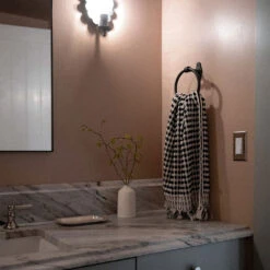 Hand-loomed Turkish Cotton Towel - Black Dots -Household Daily Necessities hand loomed turkish cotton towels3