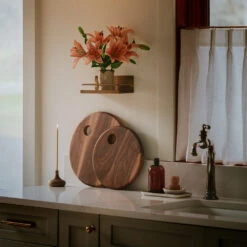 Wooden Round Serving Board -Household Daily Necessities kitchen accessories2 a8db438b 9fc5 450d 9601 921a949c8a17