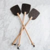 Beechwood And Leather Fly Swatter -Household Daily Necessities leather fly swatter