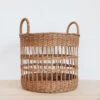 Libby Rattan Basket -Household Daily Necessities libby rattan basket