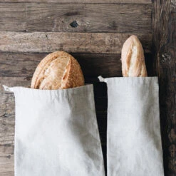 Linen Bread Storage Bag - Baguette 8 Linen Bread Storage Bag - Baguette -Household Daily Necessities linen bread bag1