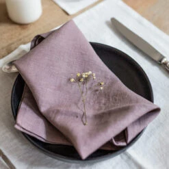 Stevie Linen Napkin Set -Household Daily Necessities linen napkin set1