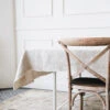 Fringed Linen Tablecloth 1 Fringed Linen Tablecloth -Household Daily Necessities linen table cloth