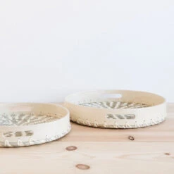 Lola Woven Bamboo Tray -Household Daily Necessities lola tray set1 66f5626e bf15 41c3 ba0c 405ca60b7251